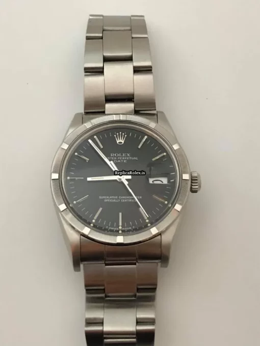 Fabulous Fake Rolex Oyster Perpetual Date 15010 Caliber 3035 Automatic Movement 34mm Steel Case Mens/unisex Watch - Image 4