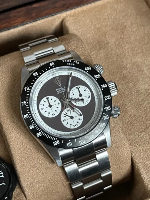 Pleasing Replica Rolex Daytona 116520 Caliber 4130 Automatic Movement 40mm Steel Case Mens/unisex Watch - Image 4