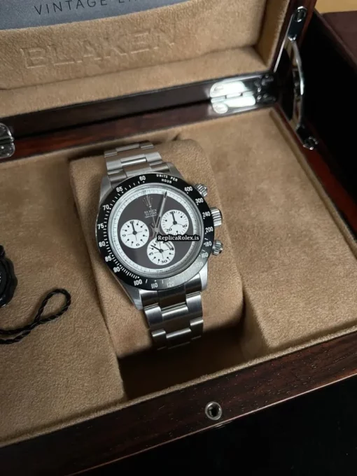Pleasing Replica Rolex Daytona 116520 Caliber 4130 Automatic Movement 40mm Steel Case Mens/unisex Watch - Image 9