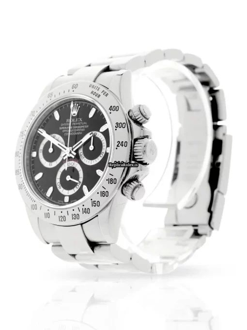 Unique Fakes Rolex Daytona 116520 Caliber 4130 Automatic Movement 40mm Steel Case Mens/unisex Watch - Image 2