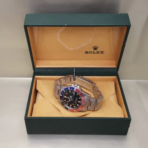 Defect Replica Rolex Gmt-master 16750 Caliber 3075 Automatic Movement 40mm Steel Case Mens/unisex Watch - Image 5