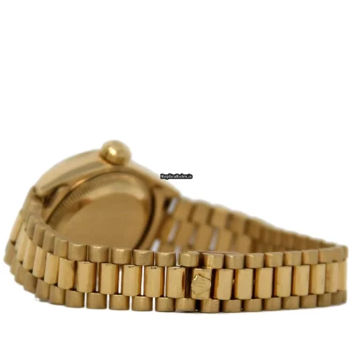 Great Replica Rolex Lady-datejust 69178 Automatic Movement 26mm Yellow Gold Case Womens Watch - Image 3