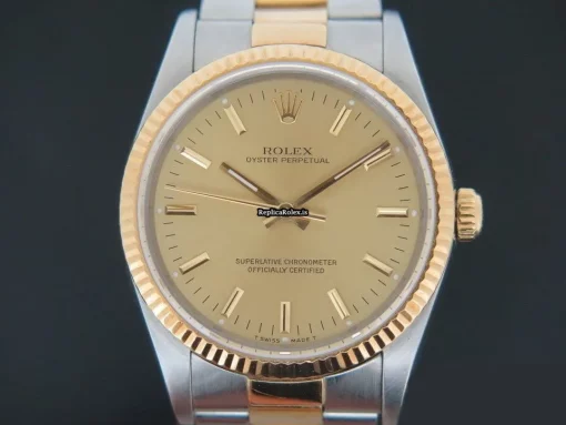 Cheap Imitation Rolex Oyster Perpetual 14233 Automatic Movement 34mm Steel Case Mens/unisex Watch - Image 2