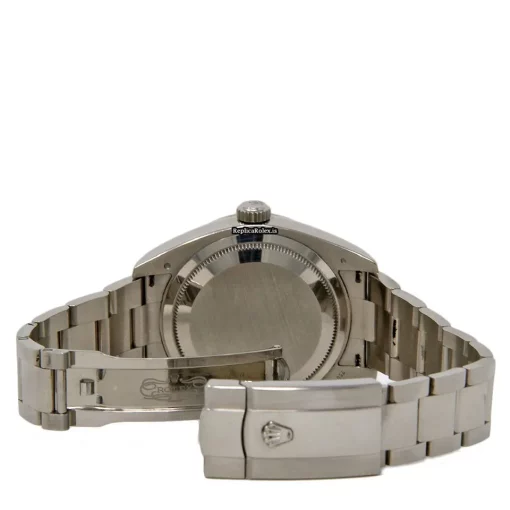 Attractive Fake Rolex Sky-dweller 326939 Caliber 9001 Automatic Movement 42mm White Gold Case Mens/unisex Watch - Image 4
