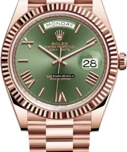 Cool Replica Rolex Day-date 40 228235 Caliber 3255 Automatic Movement 40mm Rose Gold Case Mens/unisex Watch
