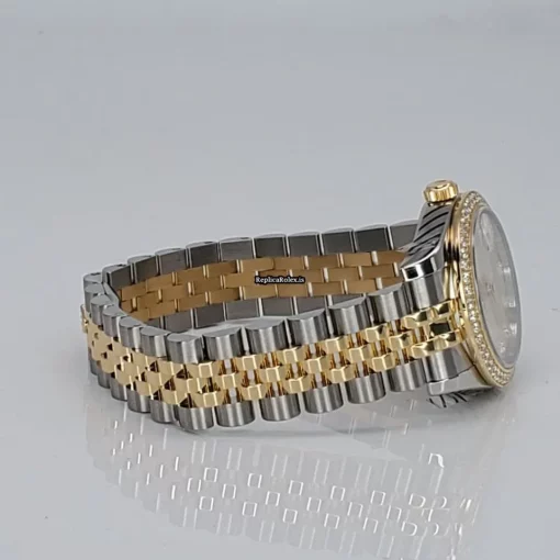 Defect Replica Rolex Lady-datejust 178383 Caliber 2235 Automatic Movement 31mm Gold/steel Case Womens Watch - Image 3