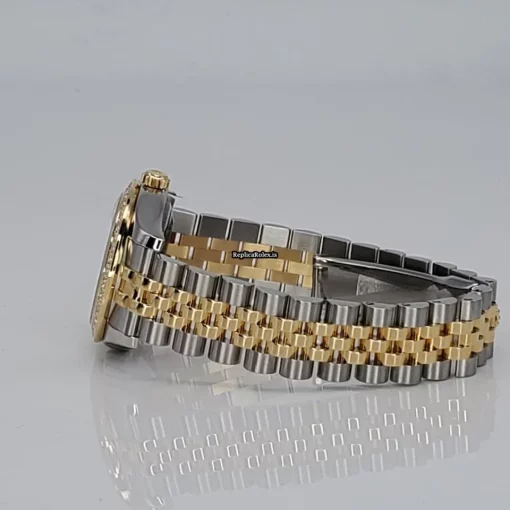 Defect Replica Rolex Lady-datejust 178383 Caliber 2235 Automatic Movement 31mm Gold/steel Case Womens Watch - Image 5