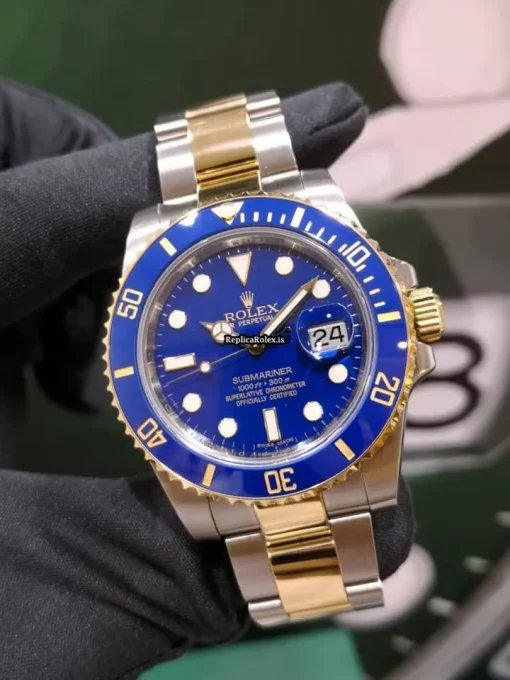 Stylish Replica Rolex Submariner Date 116613lb Caliber 3135 Automatic Movement 40mm Steel Case Mens/unisex Watch