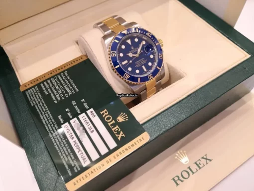 Stylish Replica Rolex Submariner Date 116613lb Caliber 3135 Automatic Movement 40mm Steel Case Mens/unisex Watch - Image 5
