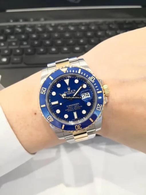 Stylish Replica Rolex Submariner Date 116613lb Caliber 3135 Automatic Movement 40mm Steel Case Mens/unisex Watch - Image 6