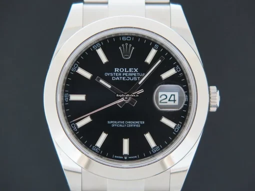 Marvellous Fake Rolex Datejust 126300 Automatic Movement 41mm Steel Case Mens/unisex Watch - Image 2
