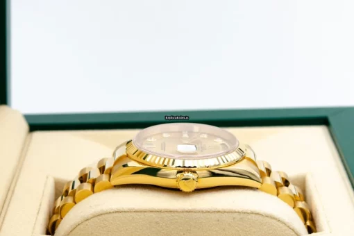 Wonderful Fake Rolex Day-date 36 118238 Caliber 3155 Automatic Movement 36mm Yellow Gold Case Mens/unisex Watch - Image 4