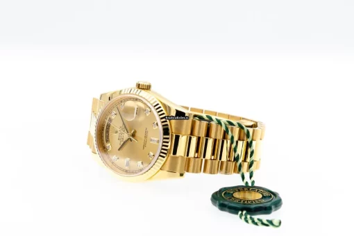 Wonderful Fake Rolex Day-date 36 118238 Caliber 3155 Automatic Movement 36mm Yellow Gold Case Mens/unisex Watch - Image 5