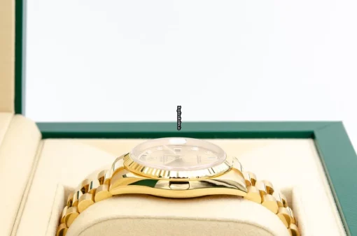 Wonderful Fake Rolex Day-date 36 118238 Caliber 3155 Automatic Movement 36mm Yellow Gold Case Mens/unisex Watch - Image 6