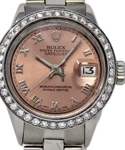 Appealing Replica Rolex Oyster Perpetual Lady Date 6519 Automatic Movement 26mm Steel Case Womens Watch