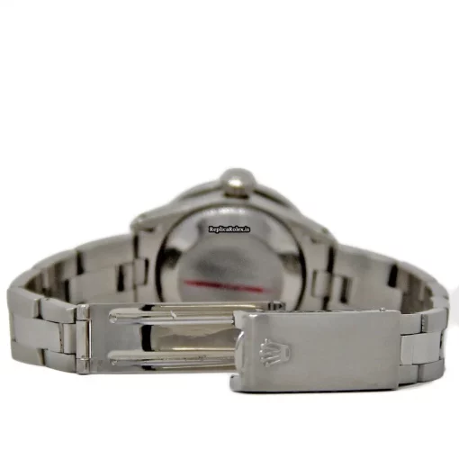 Appealing Replica Rolex Oyster Perpetual Lady Date 6519 Automatic Movement 26mm Steel Case Womens Watch - Image 3