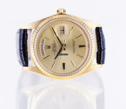 Mind-boggling Replica Rolex Day-date 36 1803 Caliber 1556 Automatic Movement 36mm Yellow Gold Case Mens/unisex Watch - Image 12