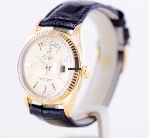 Mind-boggling Replica Rolex Day-date 36 1803 Caliber 1556 Automatic Movement 36mm Yellow Gold Case Mens/unisex Watch - Image 3