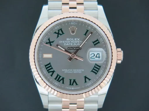 Great Clone Rolex Datejust 126231 Automatic Movement 36mm Gold/steel Case Mens/unisex Watch - Image 2