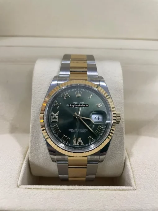 Beautiful Replica Rolex Datejust 126233 Caliber 3235 Automatic Movement 36mm Gold/steel Case Mens/unisex Watch