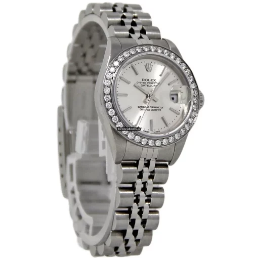 Attractive Replica Rolex Lady-datejust 79174 Automatic Movement 26mm Steel Case Womens Watch - Image 5