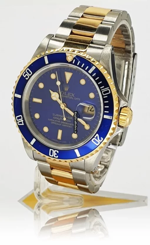 Pleasing Imitation Rolex Submariner Date 16613 Caliber 3135 Automatic Movement 40mm Gold/steel Case Mens/unisex Watch - Image 2
