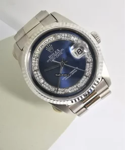 Unique Knockoff Rolex Day-date 36 18239 Caliber 3155 Automatic Movement 36mm White Gold Case Mens/unisex Watch