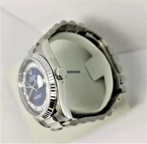 Unique Knockoff Rolex Day-date 36 18239 Caliber 3155 Automatic Movement 36mm White Gold Case Mens/unisex Watch - Image 2