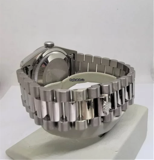 Unique Knockoff Rolex Day-date 36 18239 Caliber 3155 Automatic Movement 36mm White Gold Case Mens/unisex Watch - Image 5