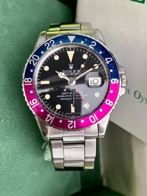 Swiss Clone Rolex Gmt-master 1675 Caliber 1570 Automatic Movement 40mm Steel Case Mens/unisex Watch - Image 3