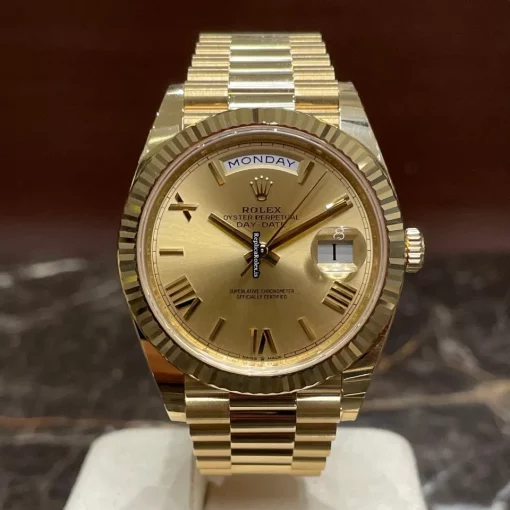 Appealing Fake Rolex Day-date 40 228238 Caliber 3255 Automatic Movement 40mm Yellow Gold Case Mens/unisex Watch