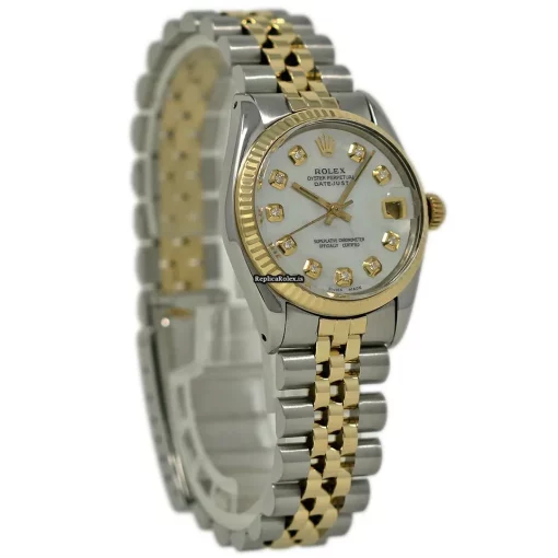 Great Replica Rolex Datejust 6827 Automatic Movement 31mm Steel Case Womens Watch - Image 5