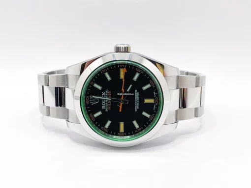 Top Replica Rolex Milgauss 116400gv Caliber 3131 Automatic Movement 40mm Steel Case Mens/unisex Watch - Image 2
