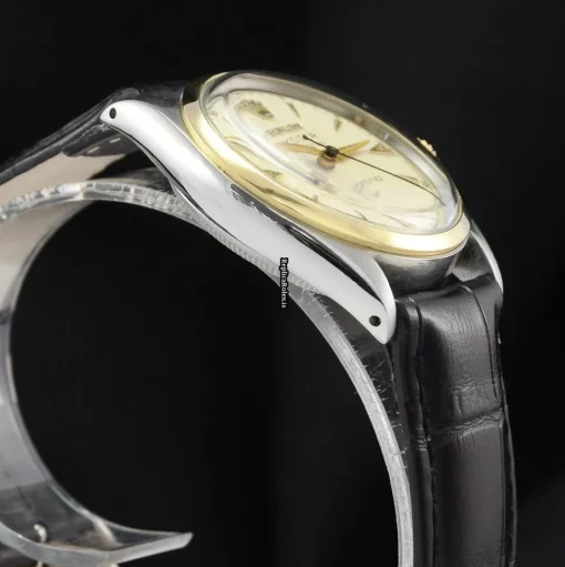 Fantastic Replica Rolex Bubble Back 6084 Automatic Movement 34mm Gold/steel Case Mens/unisex Watch - Image 11