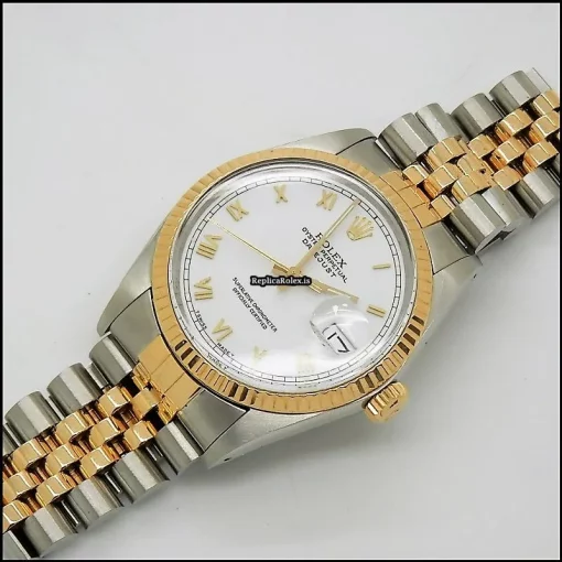 Terrific Replica Rolex Datejust 16013 Caliber 3035 Automatic Movement 36mm Gold/steel Case Mens/unisex Watch - Image 10