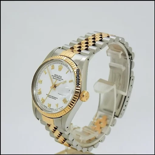 Terrific Replica Rolex Datejust 16013 Caliber 3035 Automatic Movement 36mm Gold/steel Case Mens/unisex Watch - Image 5
