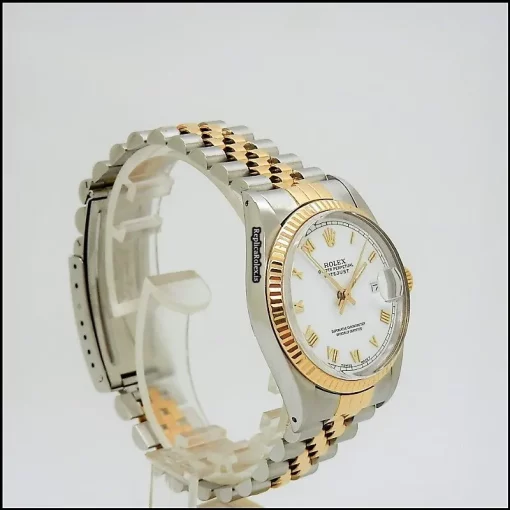 Terrific Replica Rolex Datejust 16013 Caliber 3035 Automatic Movement 36mm Gold/steel Case Mens/unisex Watch - Image 6
