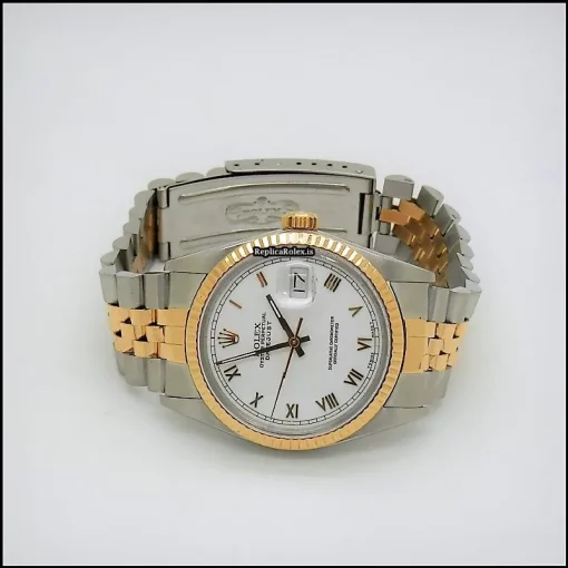 Terrific Replica Rolex Datejust 16013 Caliber 3035 Automatic Movement 36mm Gold/steel Case Mens/unisex Watch - Image 7