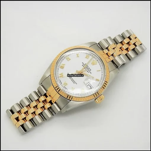 Terrific Replica Rolex Datejust 16013 Caliber 3035 Automatic Movement 36mm Gold/steel Case Mens/unisex Watch - Image 9