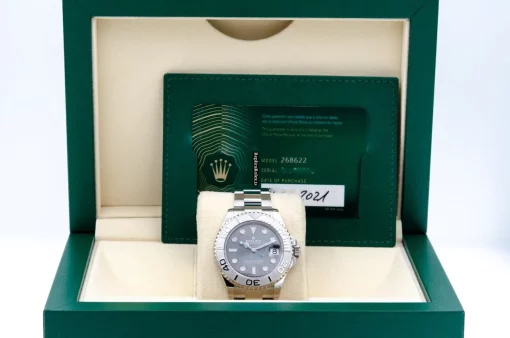 Wonderful Replica Rolex Yacht-master 37 268622 Caliber 2236 Automatic Movement 37mm Steel Case Mens/unisex Watch - Image 9