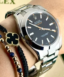 1:1 Clone Rolex Milgauss 116400 Caliber 3131 Automatic Movement 40mm Steel Case Mens/unisex Watch