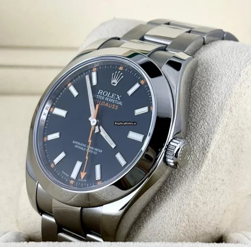 1:1 Clone Rolex Milgauss 116400 Caliber 3131 Automatic Movement 40mm Steel Case Mens/unisex Watch - Image 3