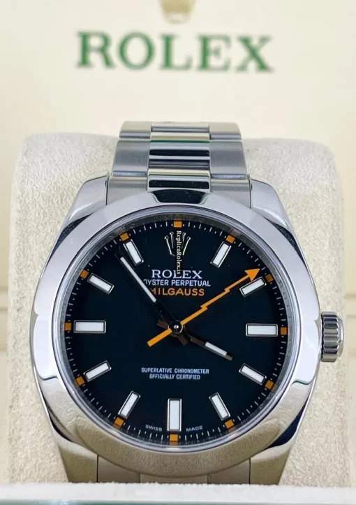 1:1 Clone Rolex Milgauss 116400 Caliber 3131 Automatic Movement 40mm Steel Case Mens/unisex Watch - Image 5