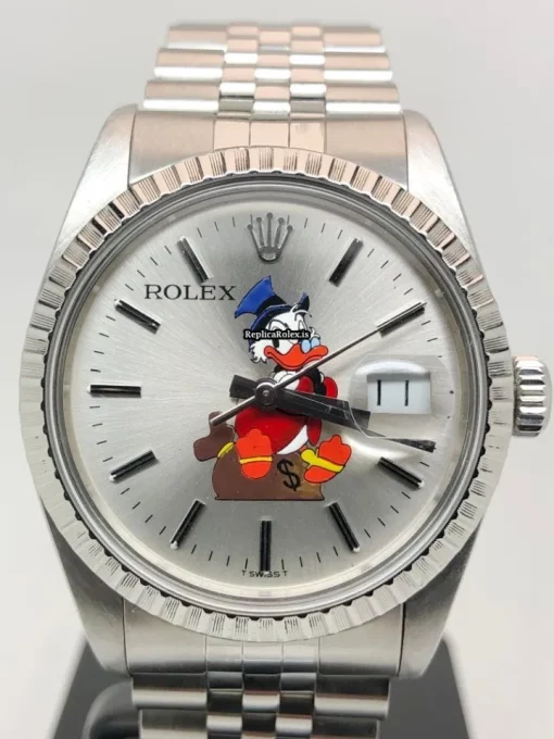 Remarkable Replica Rolex Datejust 16030 Caliber 3035 Automatic Movement 36x44mm Steel Case Mens/unisex Watch - Image 3
