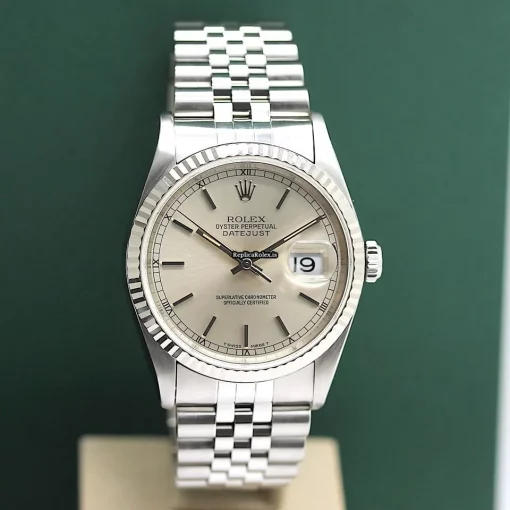 Inexpensive Replica Rolex Datejust 16234 Caliber 3135 Automatic Movement 36mm Steel Case Mens/unisex Watch - Image 6