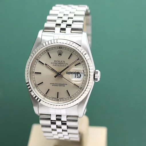 Inexpensive Replica Rolex Datejust 16234 Caliber 3135 Automatic Movement 36mm Steel Case Mens/unisex Watch - Image 8