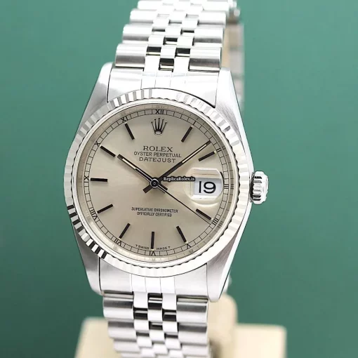 Inexpensive Replica Rolex Datejust 16234 Caliber 3135 Automatic Movement 36mm Steel Case Mens/unisex Watch - Image 9