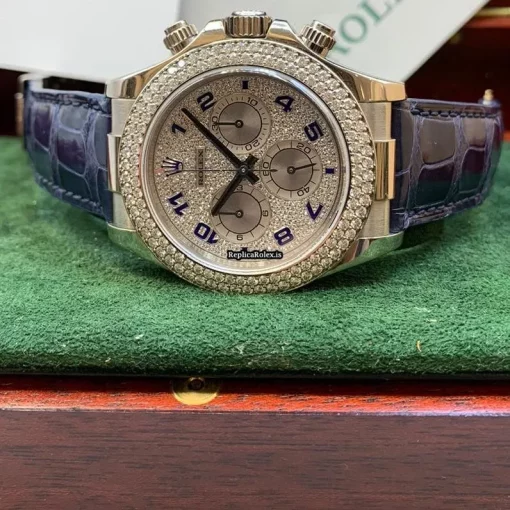 Wonderful Fake Rolex Daytona 116589 Automatic Movement 40mm White Gold Case Mens/unisex Watch