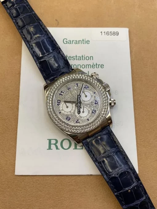 Wonderful Fake Rolex Daytona 116589 Automatic Movement 40mm White Gold Case Mens/unisex Watch - Image 2