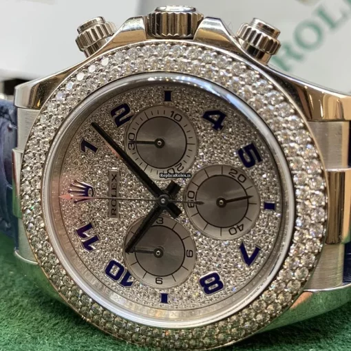Wonderful Fake Rolex Daytona 116589 Automatic Movement 40mm White Gold Case Mens/unisex Watch - Image 3